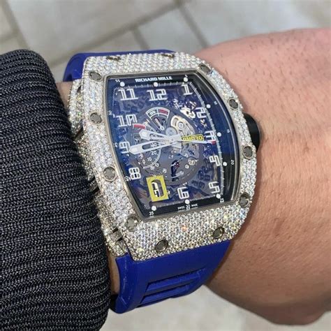 iced out richard mille|fully iced out watches.